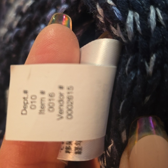 Eddie Bauer Space Die Blue Hooded Tunic Sweater Hoodie Small - Picture 9 of 10